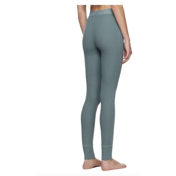 NEW SKIMS Cotton Rib Legging in Blue Size Medium - Picture 3 of 5